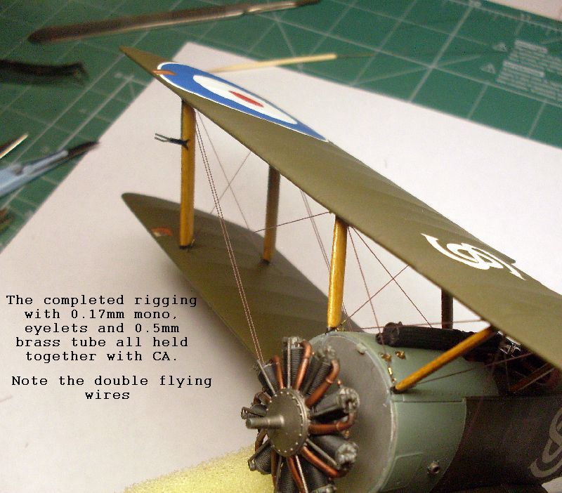 Rigging WW1 aircraft models